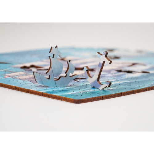 Drewniane puzzle A4 Grzegorz Nawrocki 